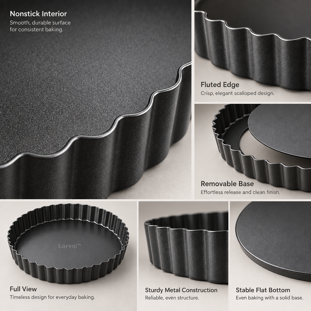 Lorvqi™ Fluted Tart Baking Pan main image 06