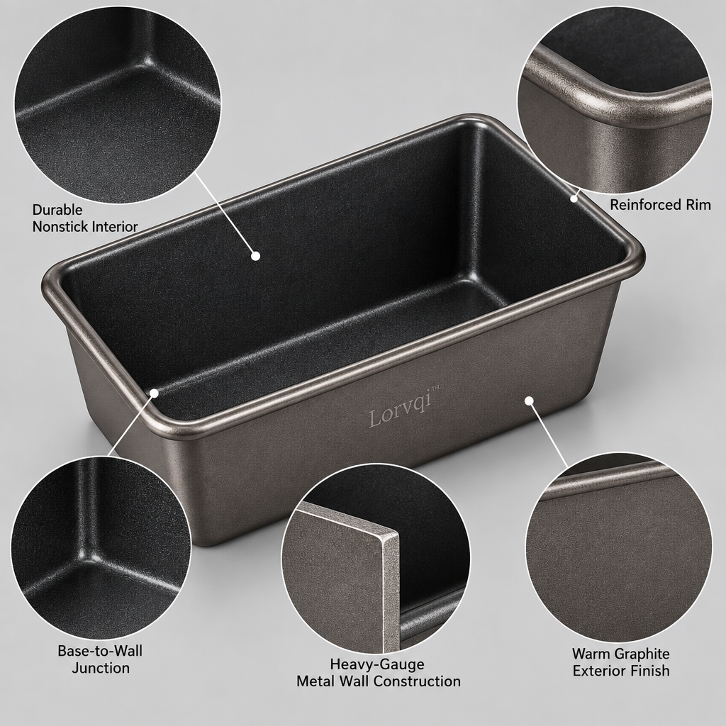 Lorvqi™ Thick Toast Bread Baking Pan main image 03