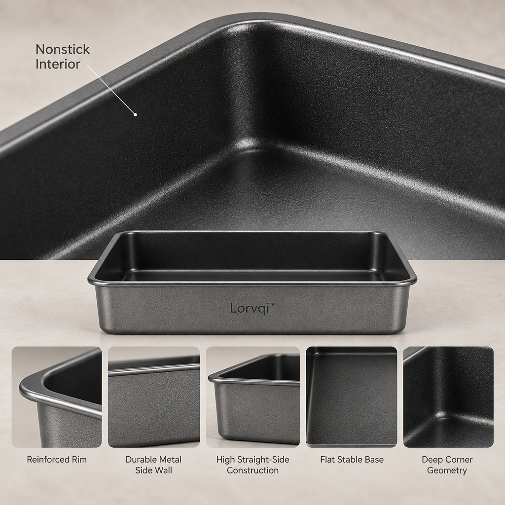Lorvqi™ Multi-Purpose Deep Baking Tray main image 06