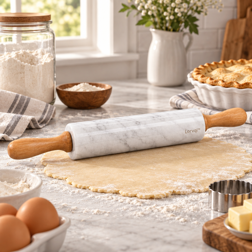 Lorvqi™ Marble Baking Rolling Pin main image 02