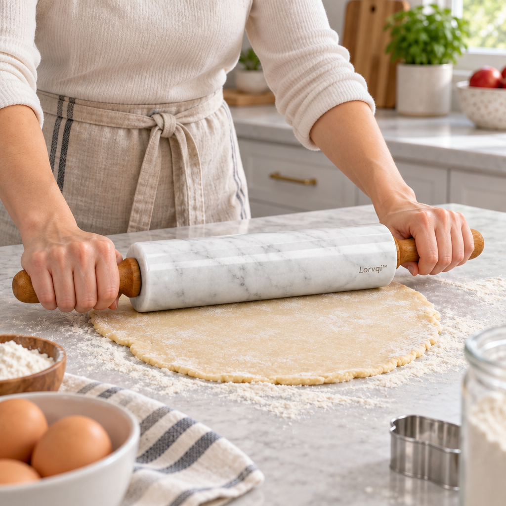 Lorvqi™ Marble Baking Rolling Pin main image 04