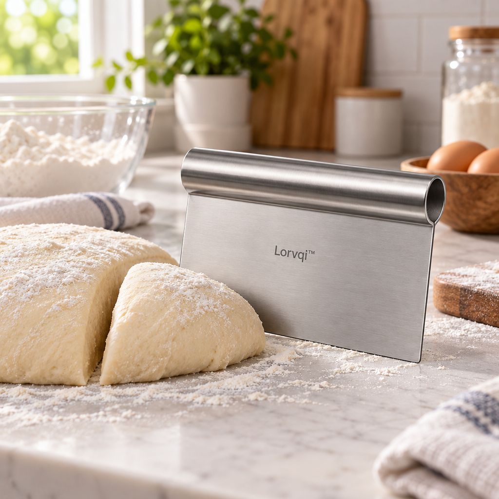 Lorvqi™ Stainless Steel Dough Cutter main image 02