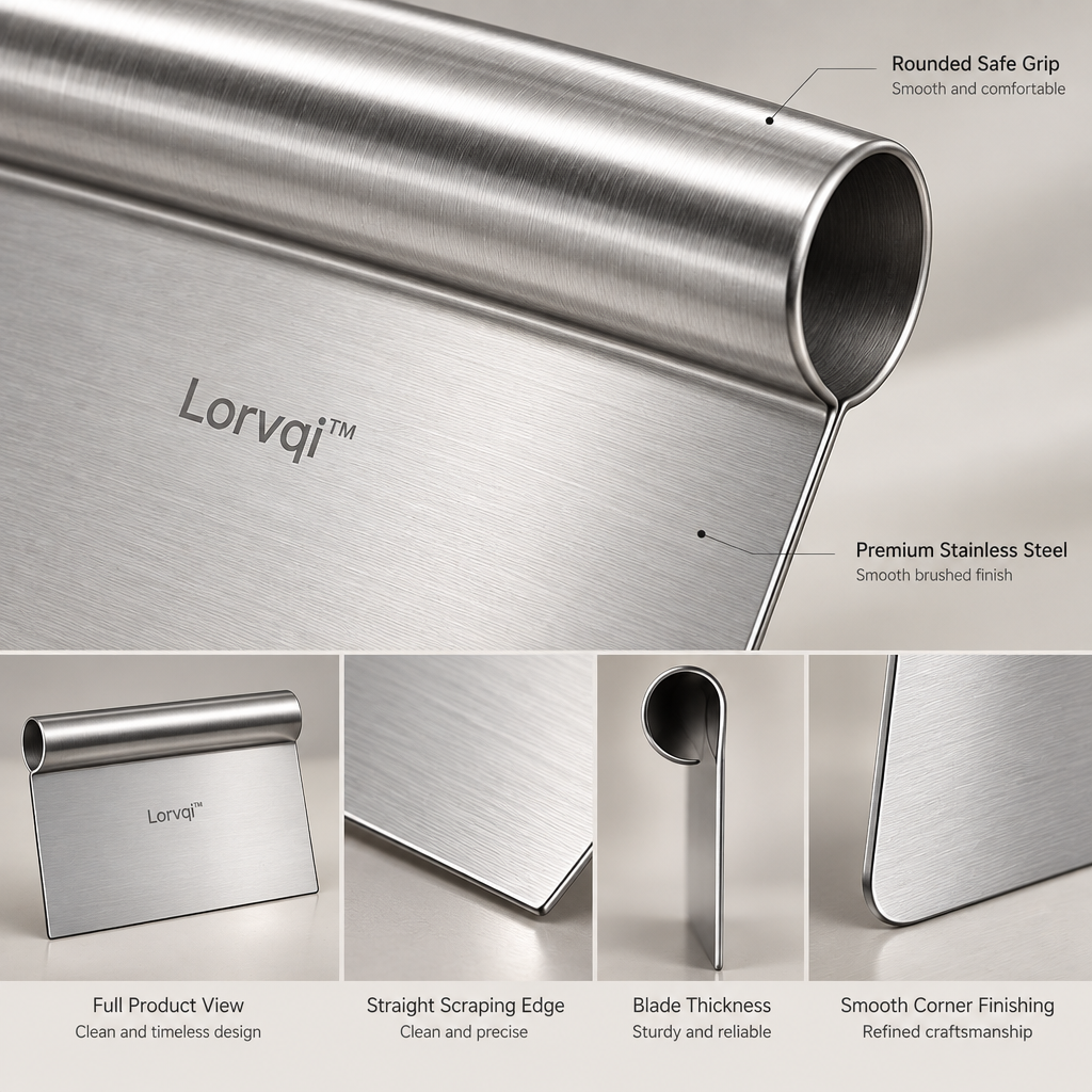 Lorvqi™ Stainless Steel Dough Cutter main image 06
