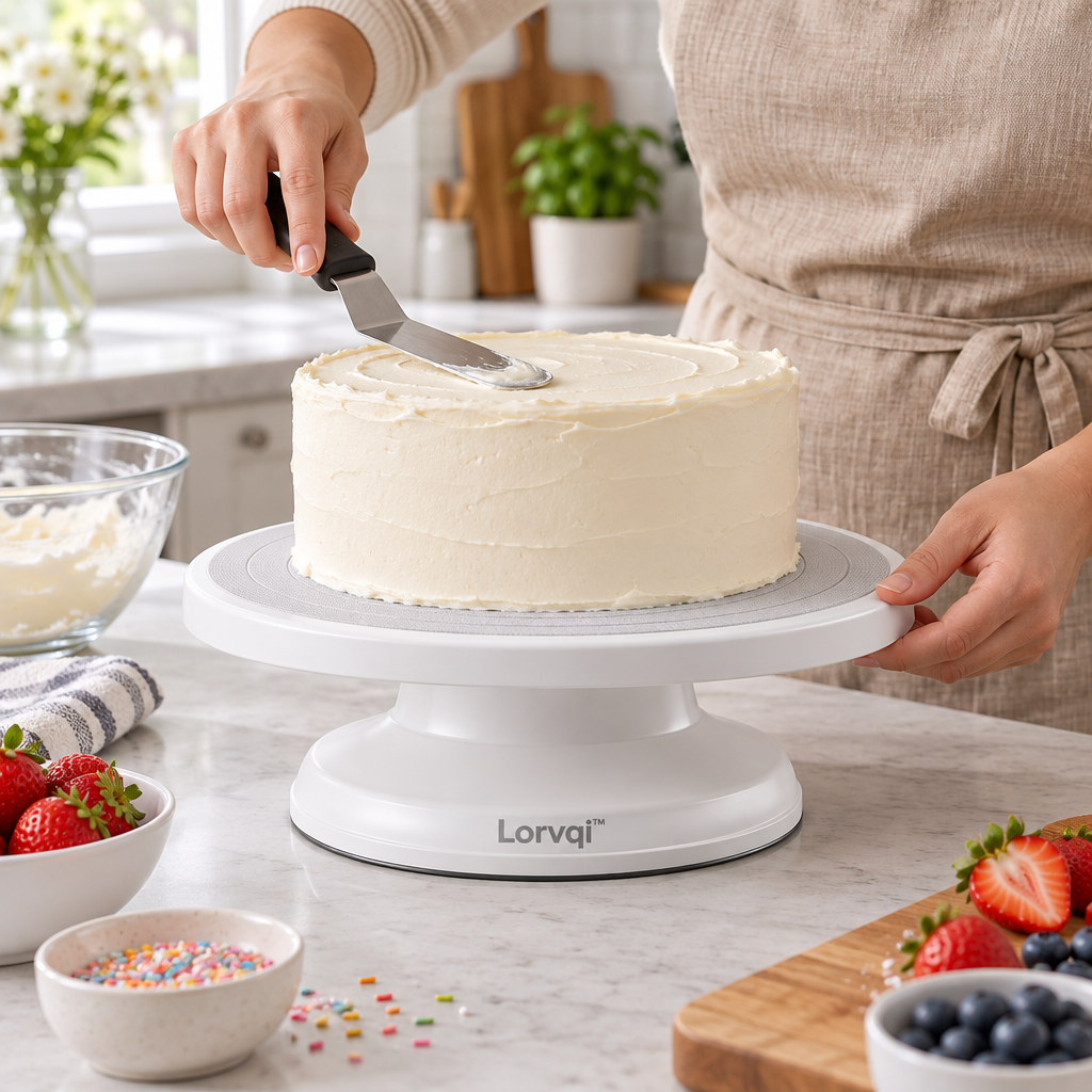 Lorvqi™ Rotating Cake Decorating Stand main image 04