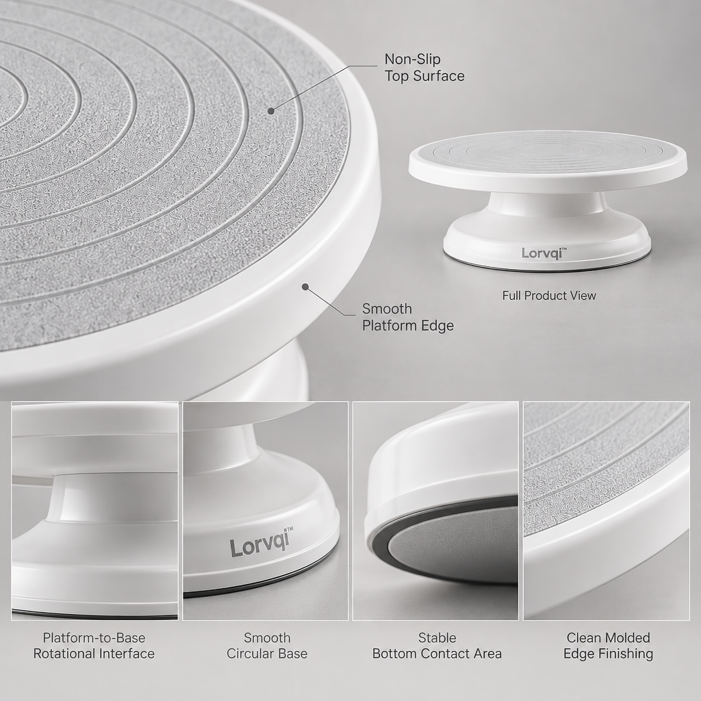 Lorvqi™ Rotating Cake Decorating Stand main image 06