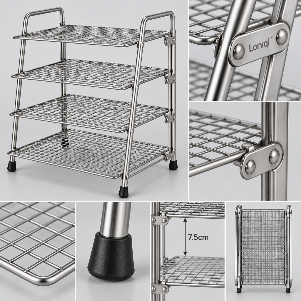 Lorvqi™ Multi-Tier Foldable Cooling Rack main image 03