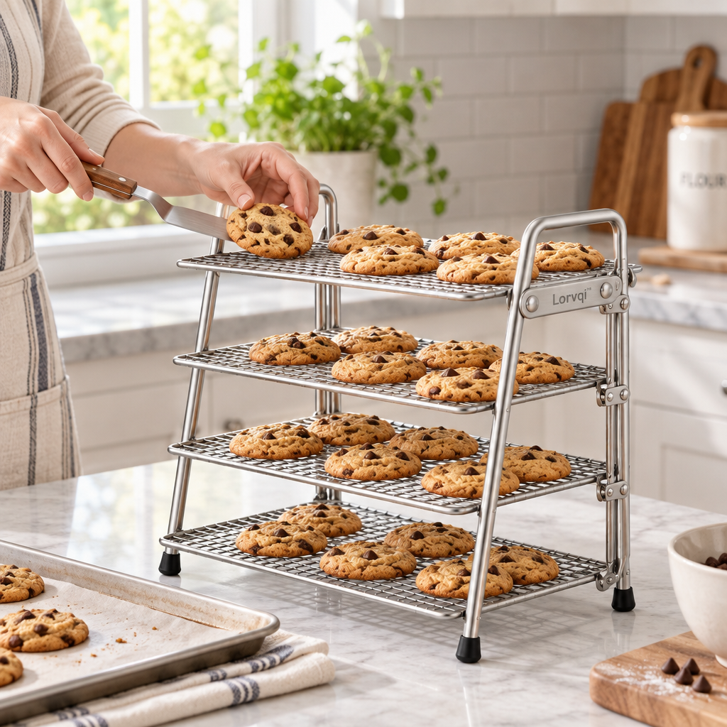Lorvqi™ Multi-Tier Foldable Cooling Rack main image 04