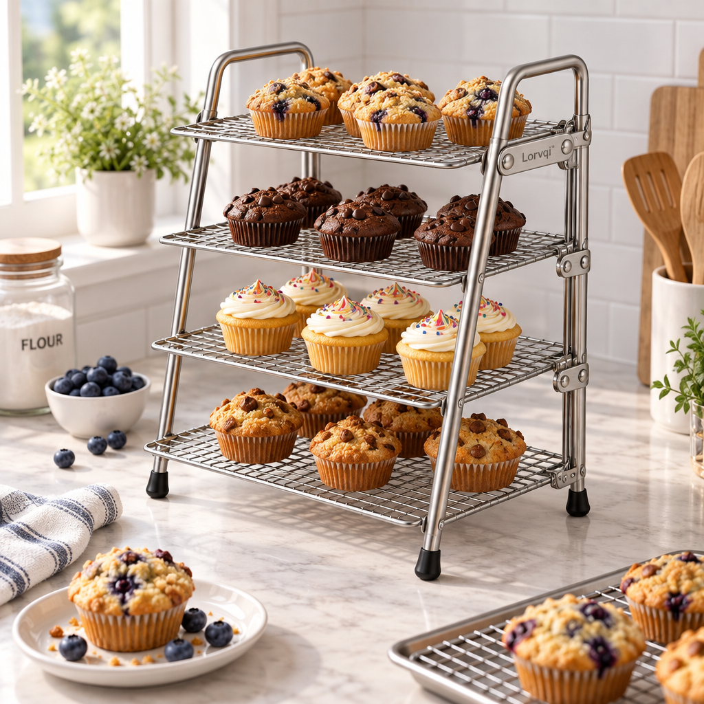 Lorvqi™ Multi-Tier Foldable Cooling Rack main image 05