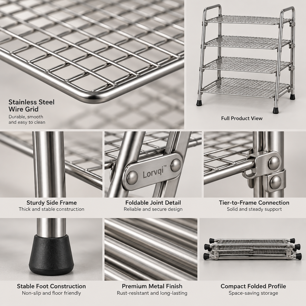 Lorvqi™ Multi-Tier Foldable Cooling Rack main image 06