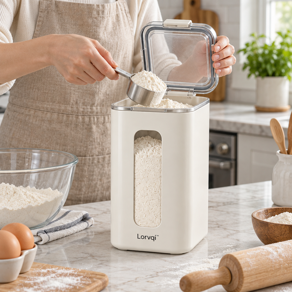 Lorvqi™ Large Airtight Flour Storage Canister main image 04
